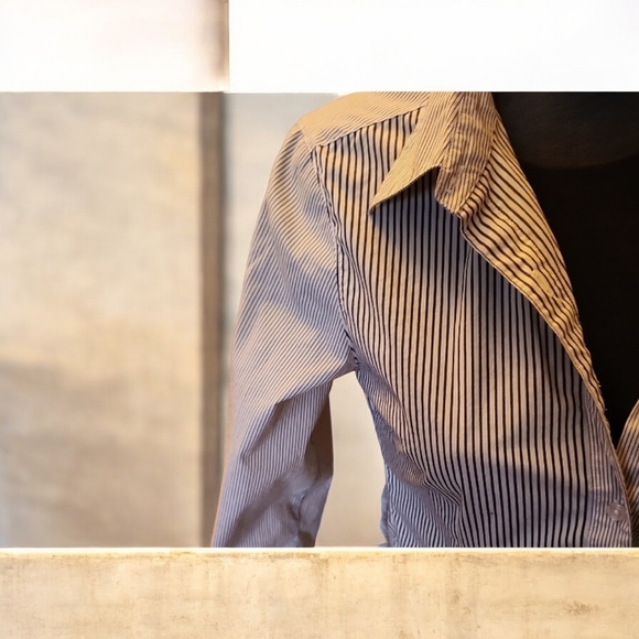 Striped Button-Up Shirt - Picture 2 of 6